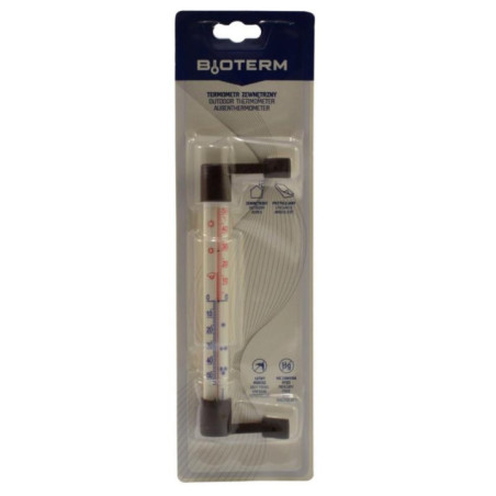 Termometr zaokienny 190/18mm przyklejany mix